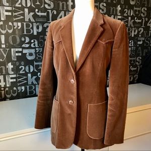 Vintage Velvet Western Style Blazer
